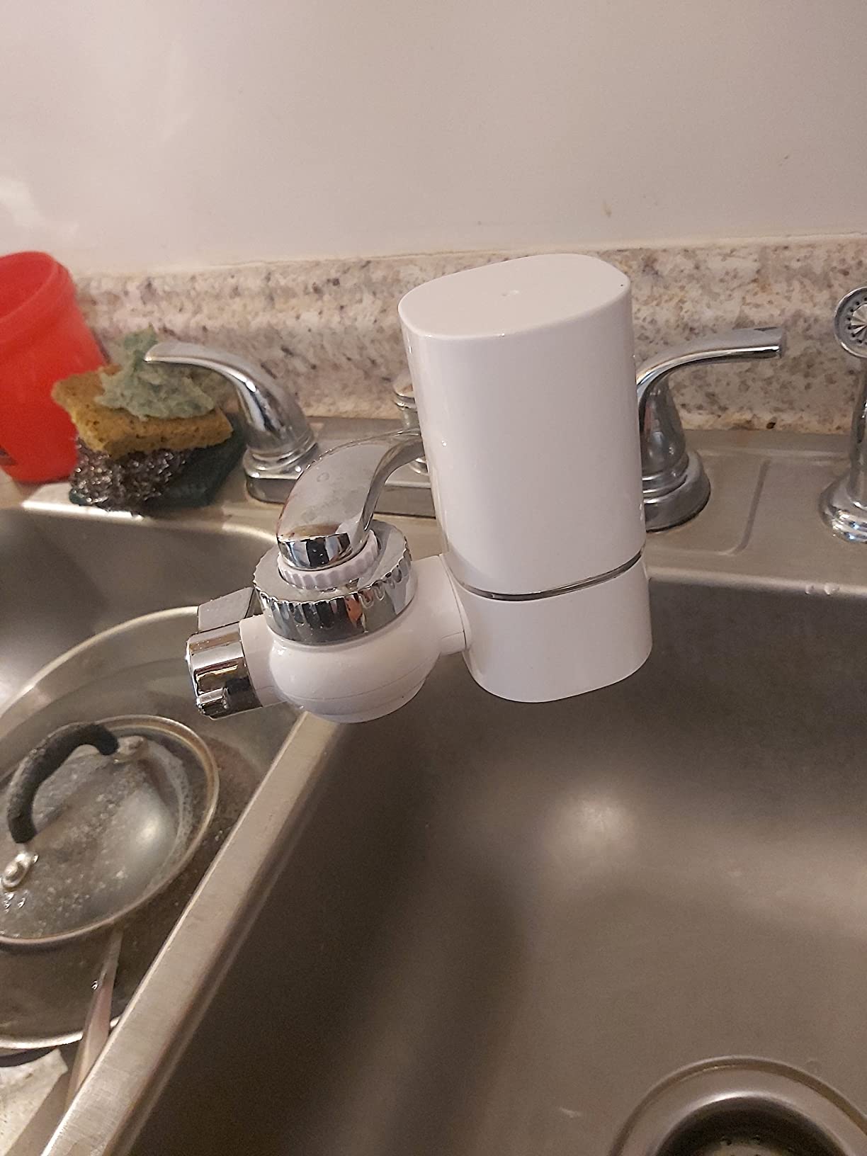Vortopt Faucet Water Filter for Sink, T1 Rapid Flow, NSF Certified. customer photo 2