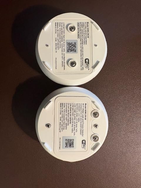 Kidde WiFi Water Leak Detector & Freeze Alarm, Alexa Device, Smart Leak Detector for Homes with App Alerts,White customer photo 1