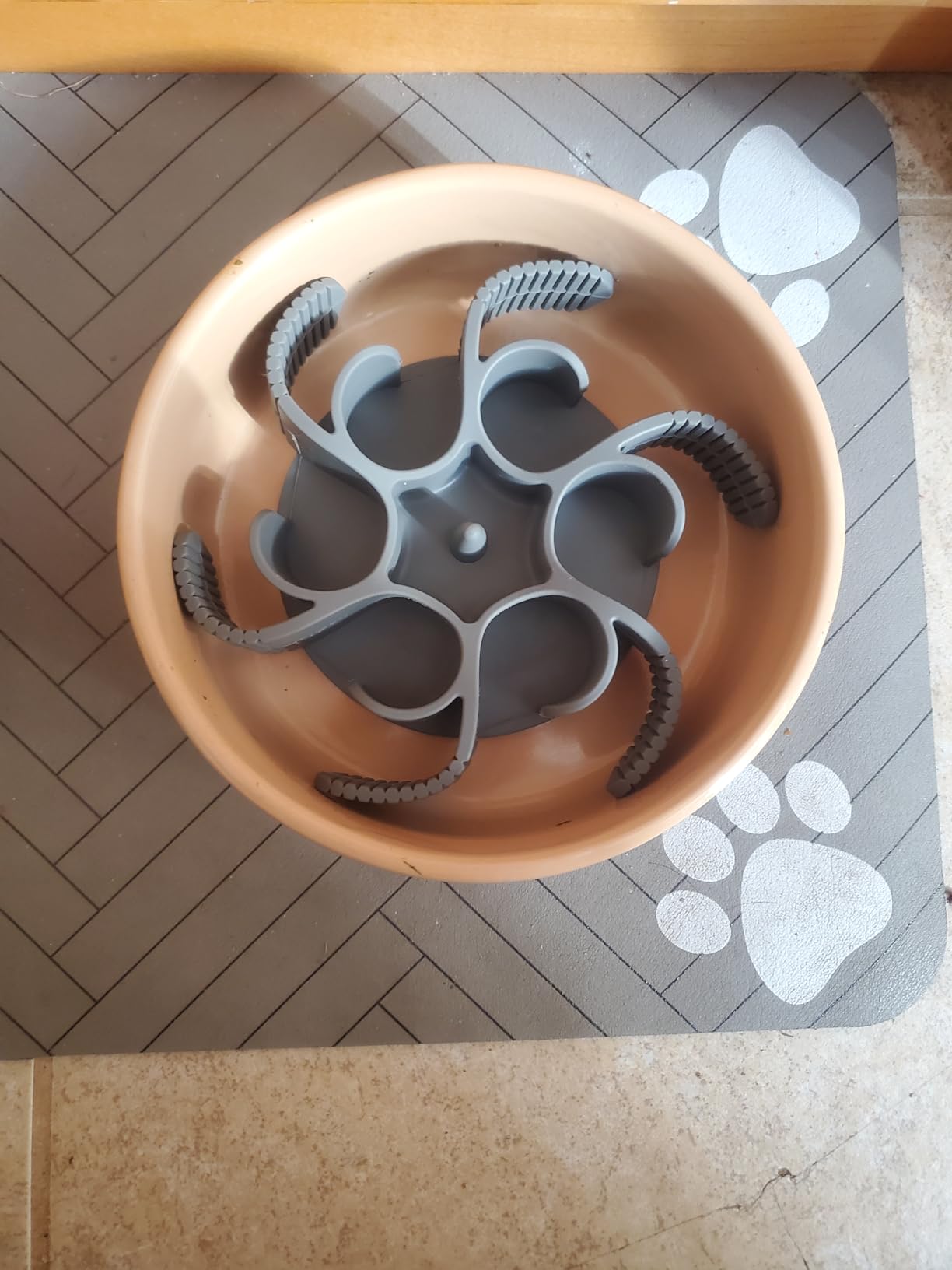 Dog Slow Feeder Bowls Silicone Spiral Pet Food Feeder Insert to Slow Eating customer photo 2
