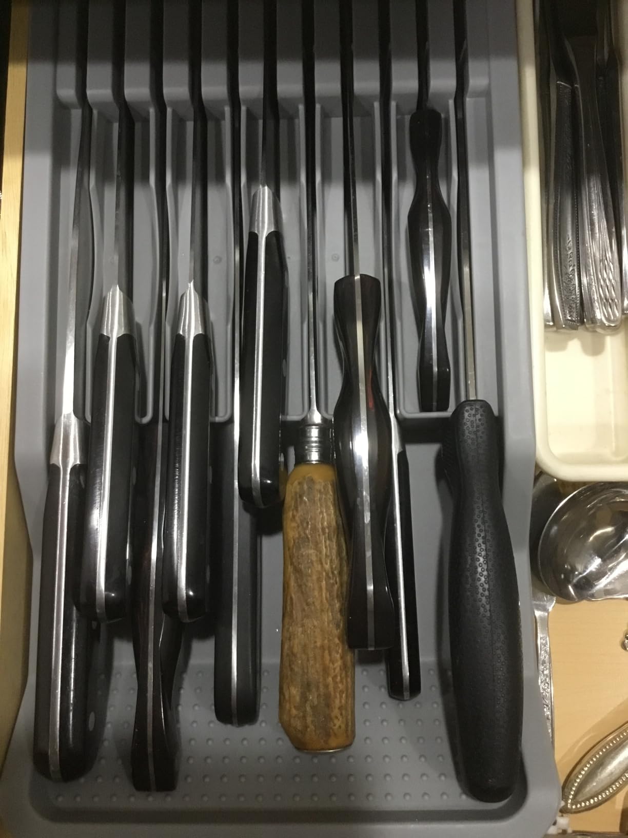 Drawer Knife Organizer Insert with Expandable Tray Save Space customer photo 1