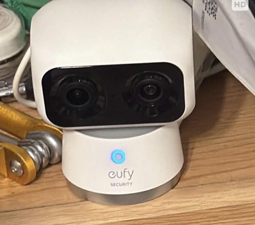eufy Security 4K Indoor Cam S350, No Subscription, Dual Cameras, 8× Zoom customer photo 1
