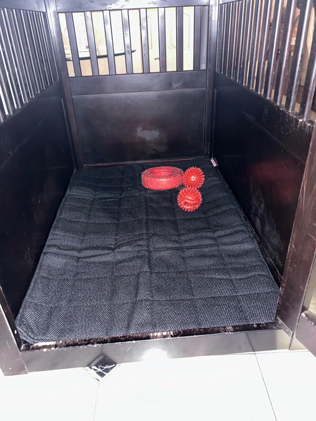 HOMBYS Chew Proof Dog Crate Bed Mat, 17