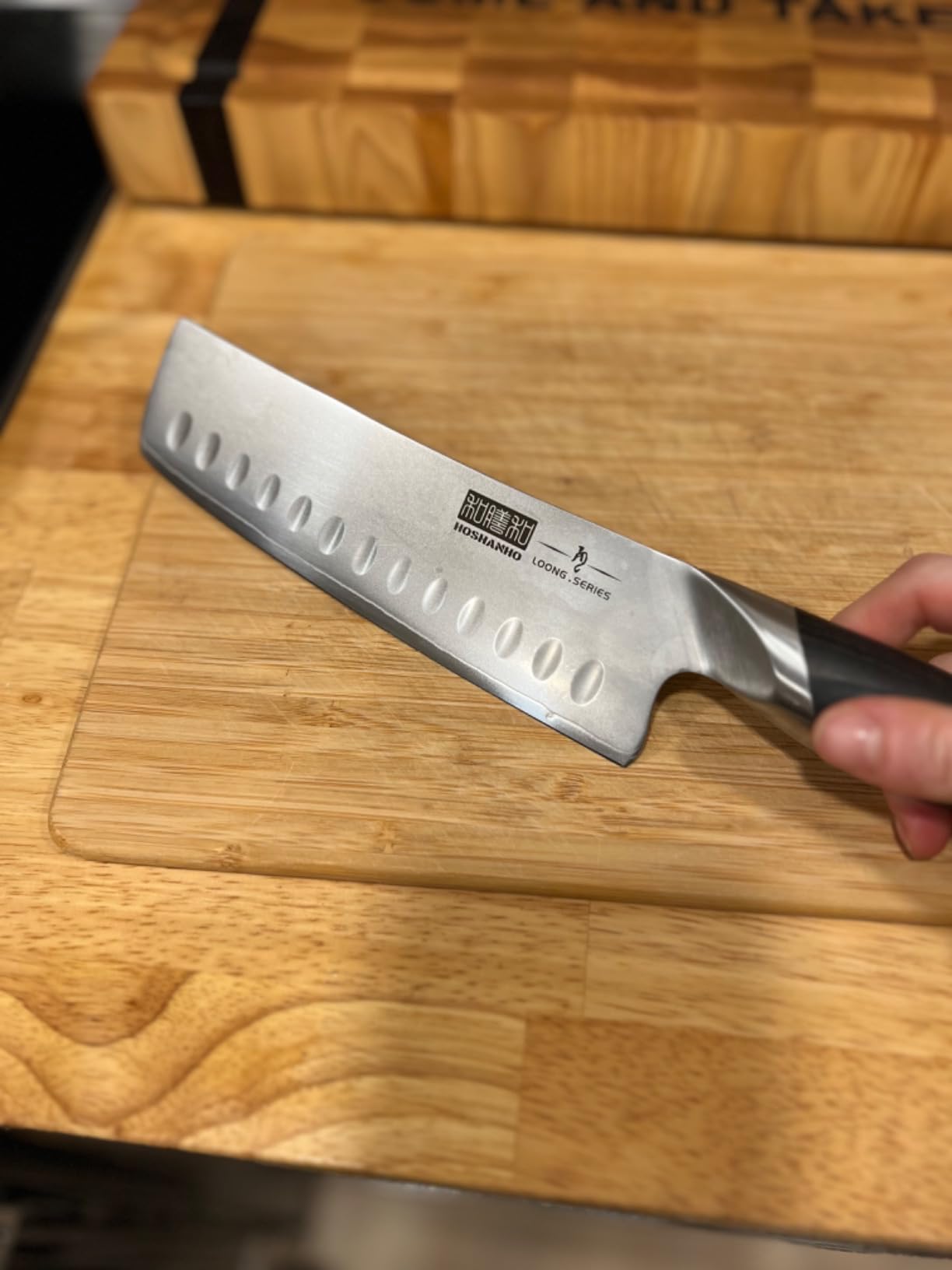 HOSHANHO 7 Inch Nakiri Knife, Ultra Sharp Japanese Kitchen Chef Knife customer photo 1