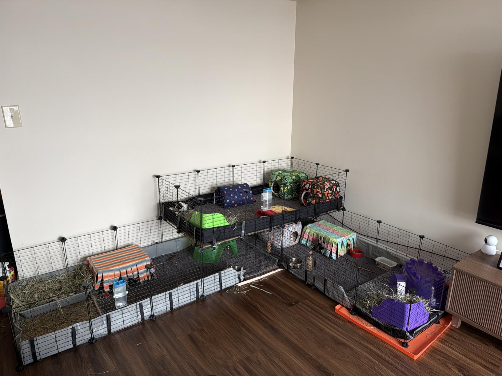 SONGMICS Pet Playpen, 2-Tier Small Animal Playpen customer photo 2