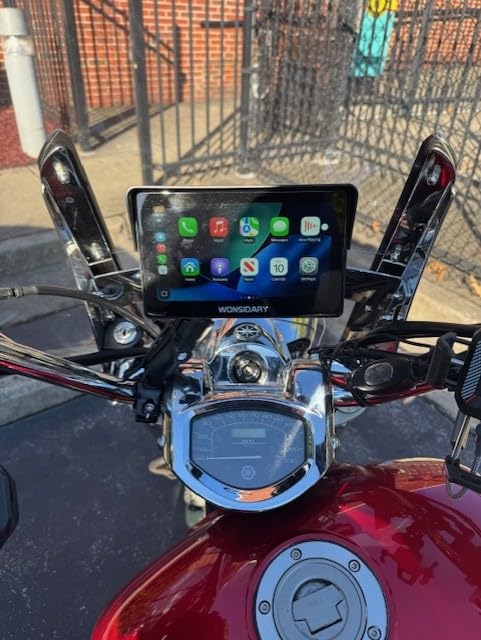 W722 Motorcycle CarPlay Wireless with Android Auto Screen customer photo 1