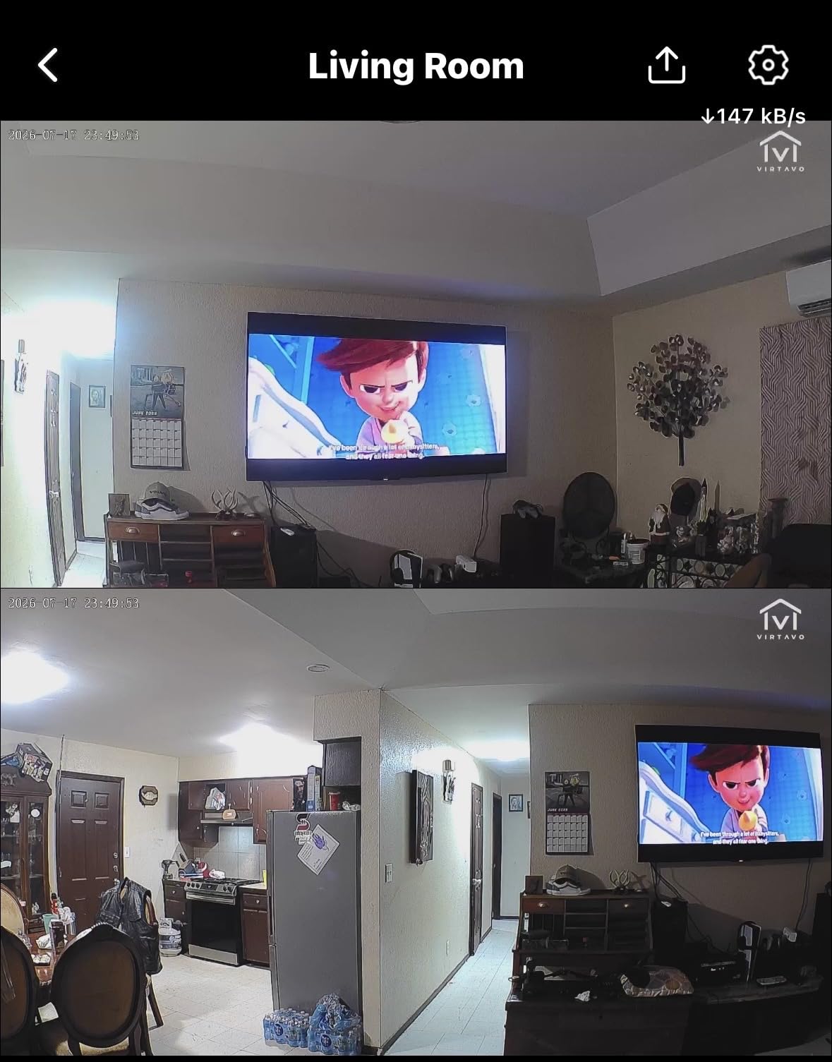 VIRTAVO Pet Camera Indoor No Subscription, for Dog Cat Baby, 360° PTZ customer photo 1