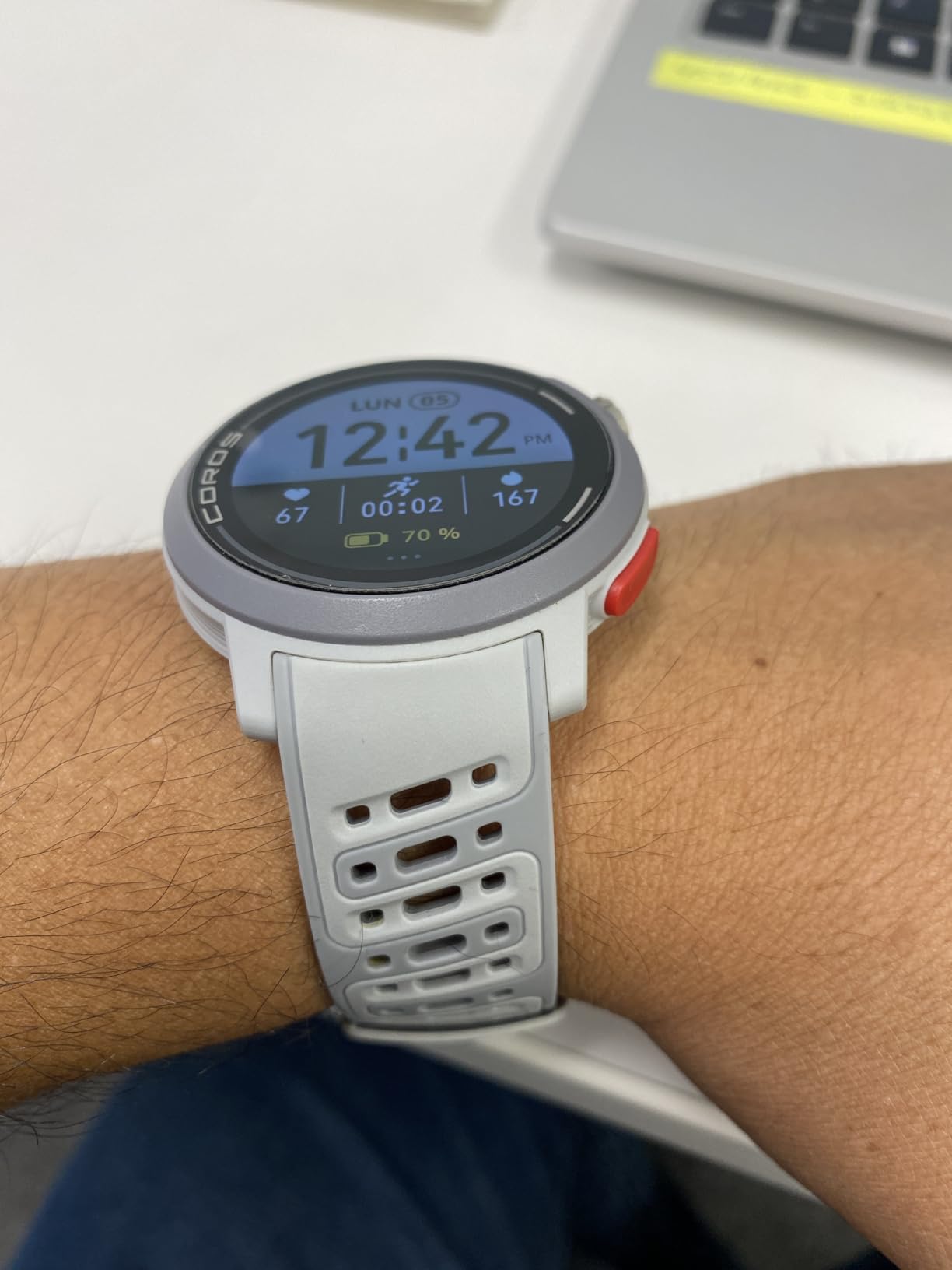 COROS PACE Pro GPS Sport Watch, 1.3-inch AMOLED Touchscreen - Blue customer photo 2