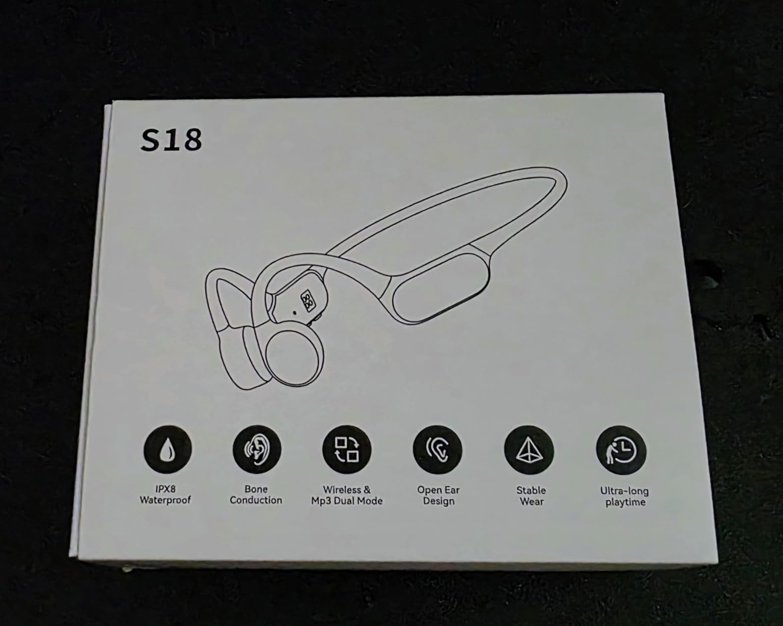 PSIER Bone Conduction Headphones, IPX8 Waterproof MP3 Mode for Underwater customer photo 2