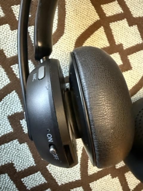 Upgrade ANC & ENC Wireless Headset with Mic for Work(Flip-to-Mute & Dongle) customer photo 1