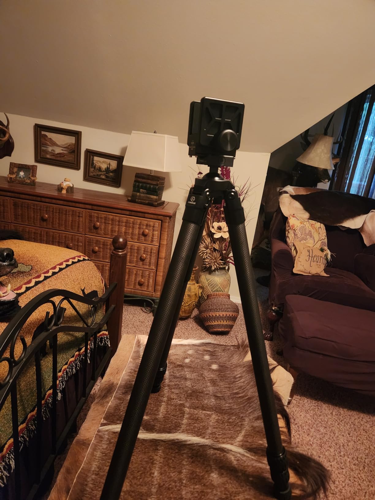 FANAUE Carbon Fiber Tripod for Hunting with Arca-Swiss Release Plate customer photo 2