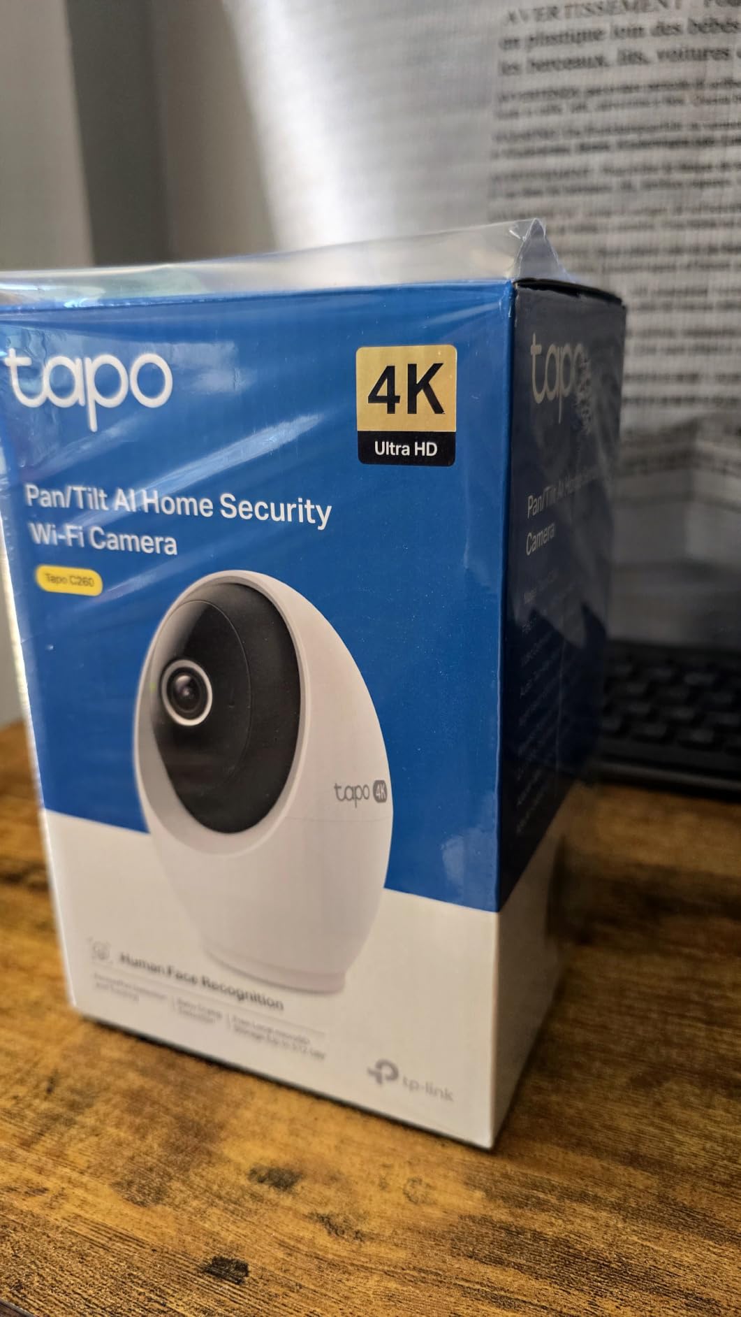 Tapo 4K Indoor Pan/Tilt Wired Security Camera, Baby Monitor, C260 customer photo 1