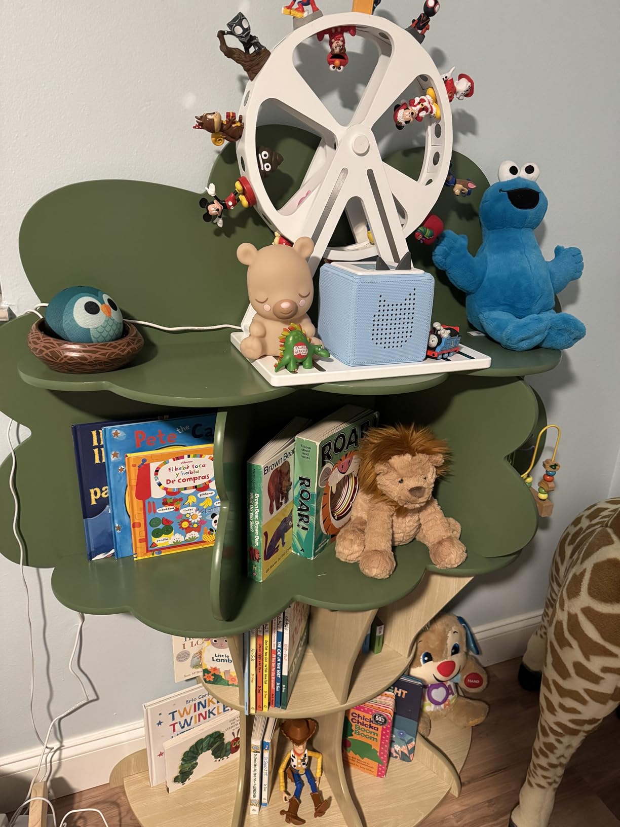 Amazon Echo Dot Kids (newest model), Smart speaker to enjoy age-appropriate audiobooks, sleep routines and Alexa+ experiences to create and learn, Stardust design customer photo 2