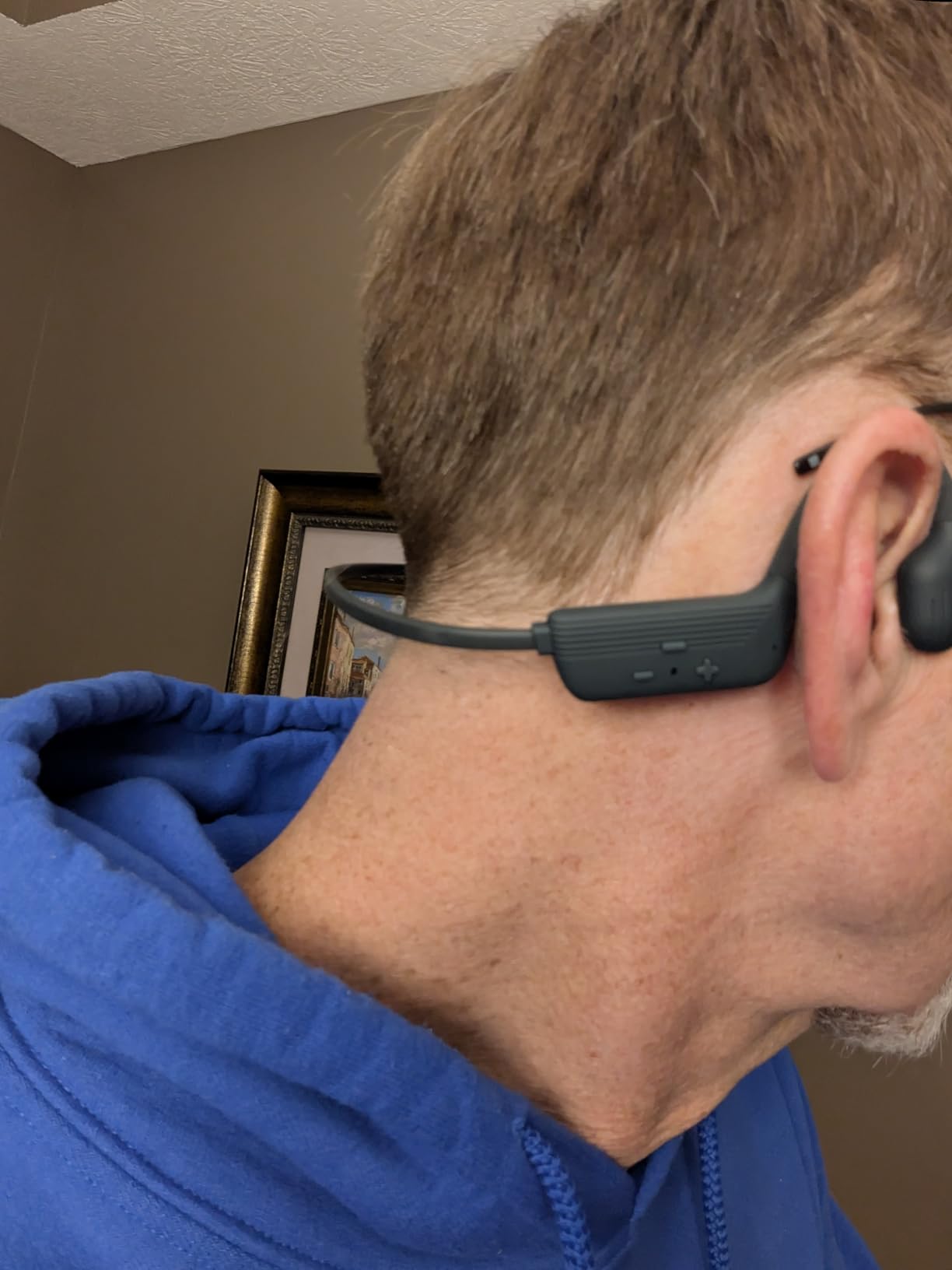 Bone Conduction Swimming Headphones,IP68 Waterproof Underwater Swim Earbuds customer photo 2