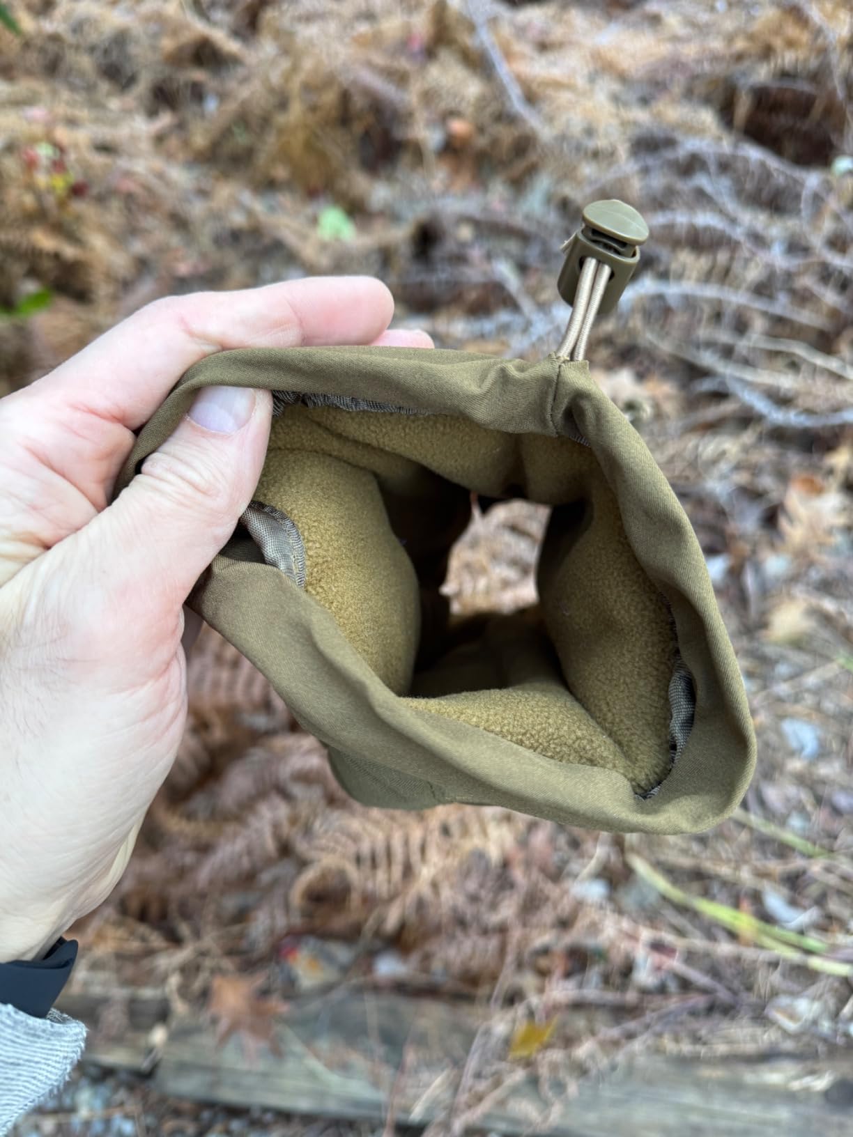 Lone Trail Hunting Hand Warmer Pouch - Sherpa Fleece Hand Muff, 500D Shell customer photo 2
