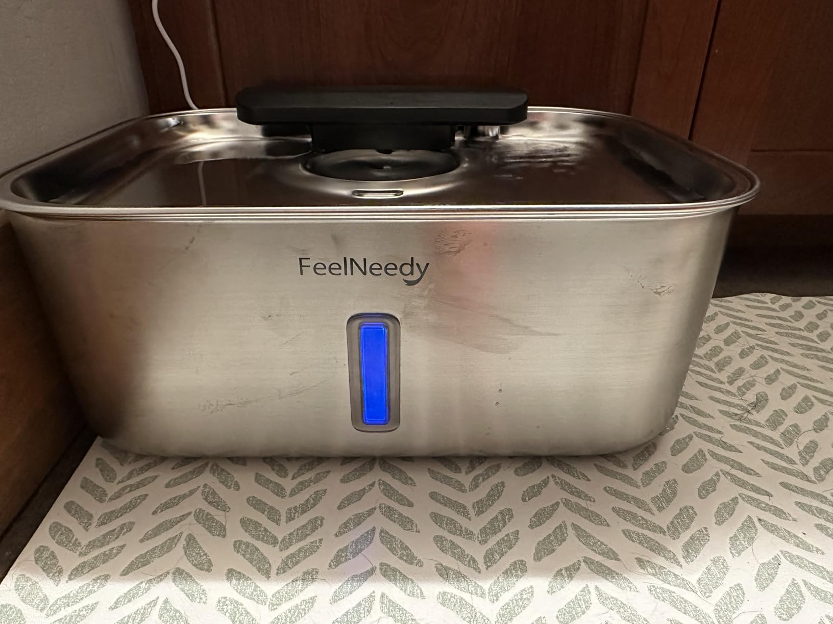 3.2Gal Stainless Steel Dog Water Fountain for Large Dog, Dog Water Bowl Dispenser with Water Level Window, Super Quiet Pet Water Fountain for S-L Dogs and Multi-Pet with 10 Filters & 10 Filter Sponges customer photo 2