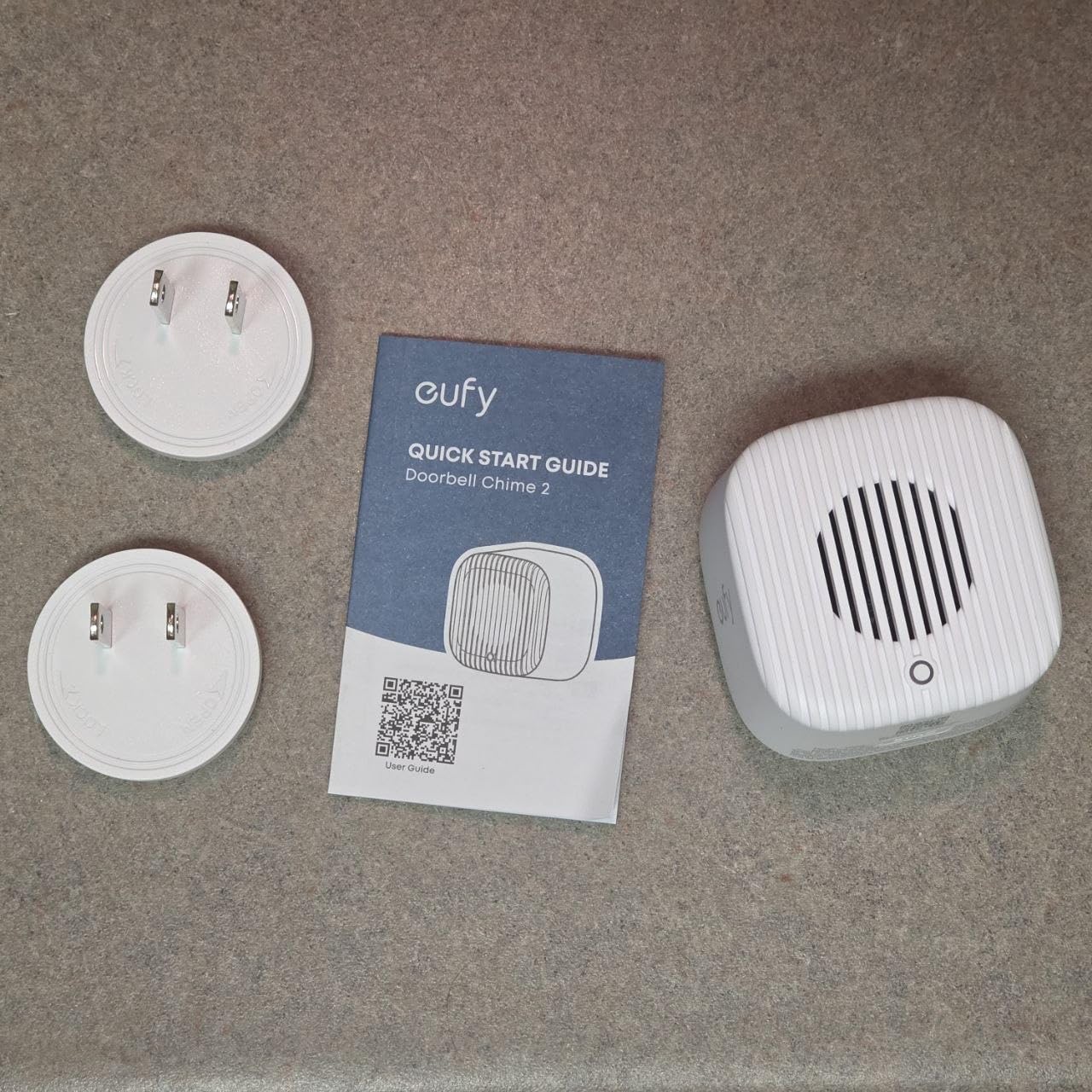 eufy Video Doorbell Chime 2, 10 Built-In Chimes, 2.4 GHz and 5 GHz Dual-Band Wi-Fi, Easy Setup, Bluetooth Auto-Pairing, Adjustable Volume Up to 80 dB customer photo 2
