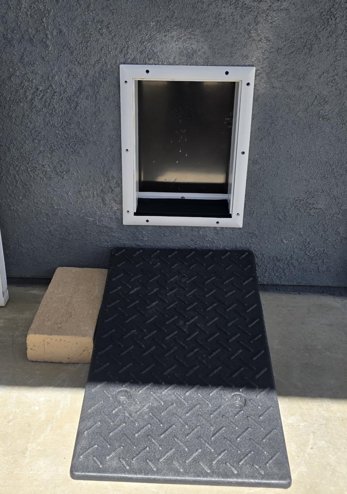 Genuine Power Pet WiFi Automatic Pet Door, Large, Wall Mount, Factory Refurbished, Certified, Full Warranty, Pet Operated, App Control, Unlimited 24/7 Exit & Entry Timers, Auto Dead-Bolt Security USA customer photo 1