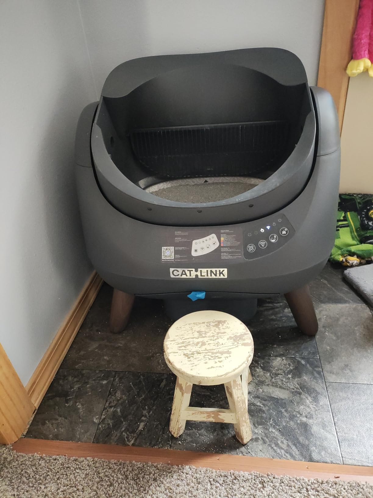 CATLINK Open-X Open-Top Automatic Litter Box, Large, Multi-Cat, Grey customer photo 2