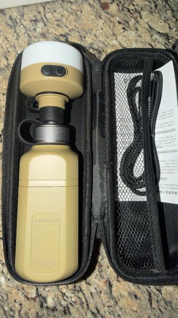 20,000mAh Rugged Power Bank with Fast Charge USB-C PD, IP68 Waterproof Shockproof, Includes 420lm Bright Camping Lantern, Tactical Outdoor Charger for Hiking Camping Survival Emergency（Black） customer photo 2