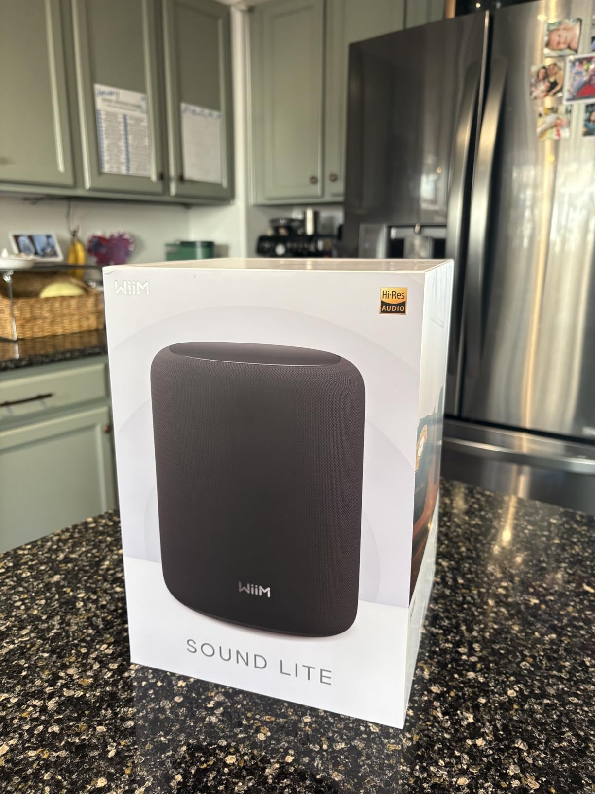 WiiM Sound Lite Smart Speaker, Multi-Room Wireless Speaker, White customer photo 2