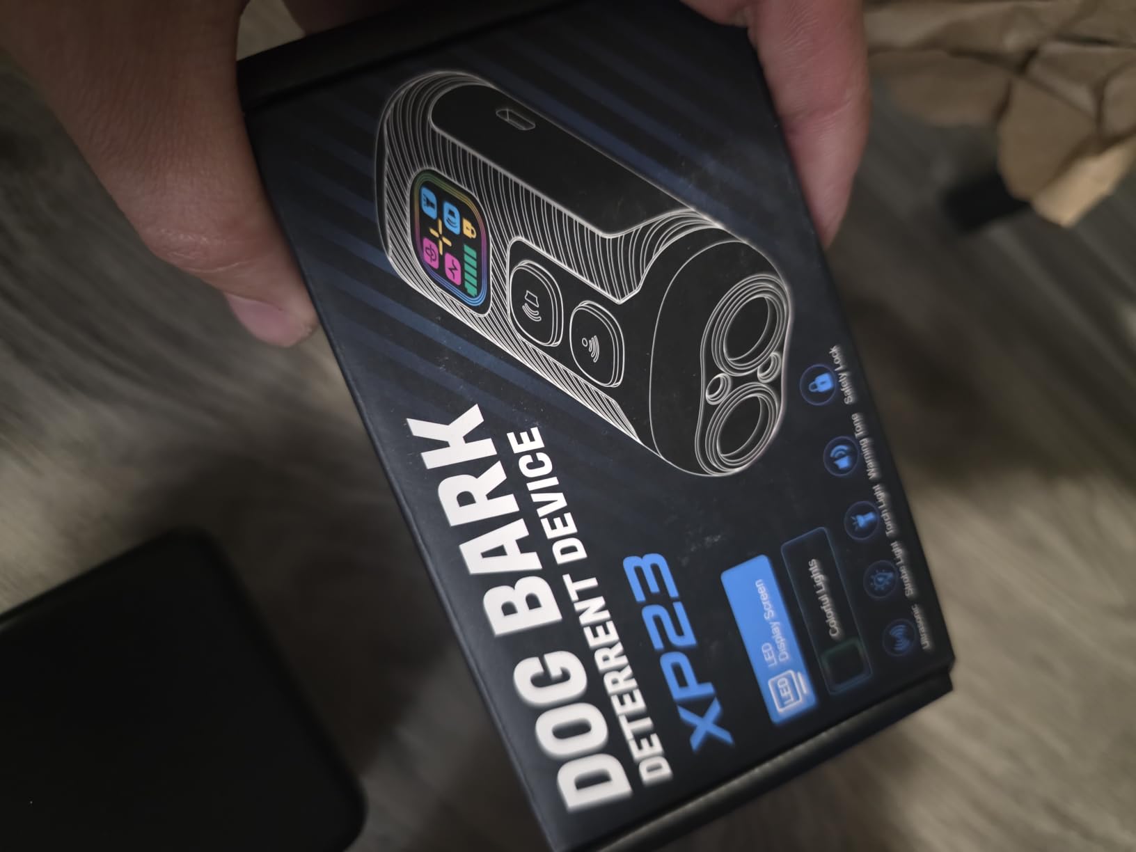 Dog Bark Deterrent Devices, Anti Barking Device for Dogs – Dual Ultrasonic (Fixed 25 kHz/Adaptive 20-30 kHz), Up to 50 FT Bark Control, Humanely Stops Neighbor’s & Own Dog Barking (Blue) customer photo 2