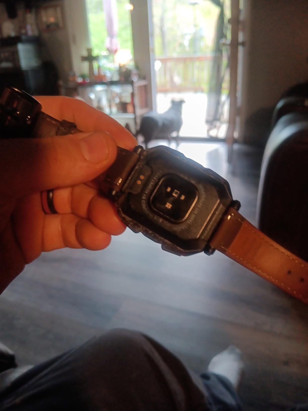 AMAZTIM Smart Watch, Rugged Fitness Watch, 40 Days Battery, Flashlight customer photo 2