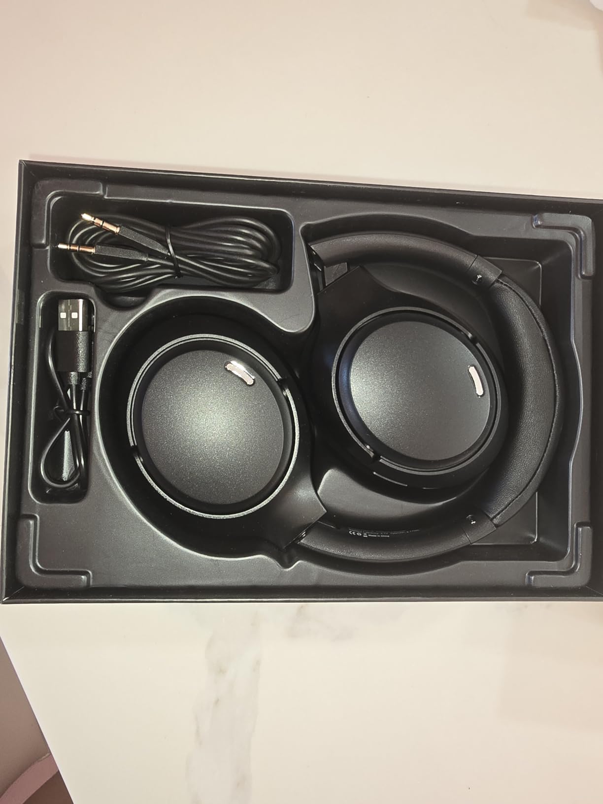 Hybrid Active Noise Cancelling Bluetooth 6.0 Headphones 120H Long Playtime, 6 ENC Mic, Over Ear Headphones Wireless, Hi-Res Audio, Memory Foam Earcup, Transparency Mode ANC Headphone for Travel Office customer photo 2