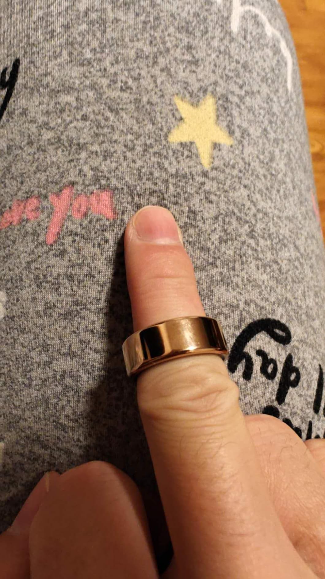 Mirlray Smart Ring for Women & Men, Smart Ring Health Tracker, Blood Oxygen & Heart Rate Monitor, Long Lasting Battery Sleep Ring, Waterproof Fitness Ring (R02C, Rose Gold, 7) customer photo 2
