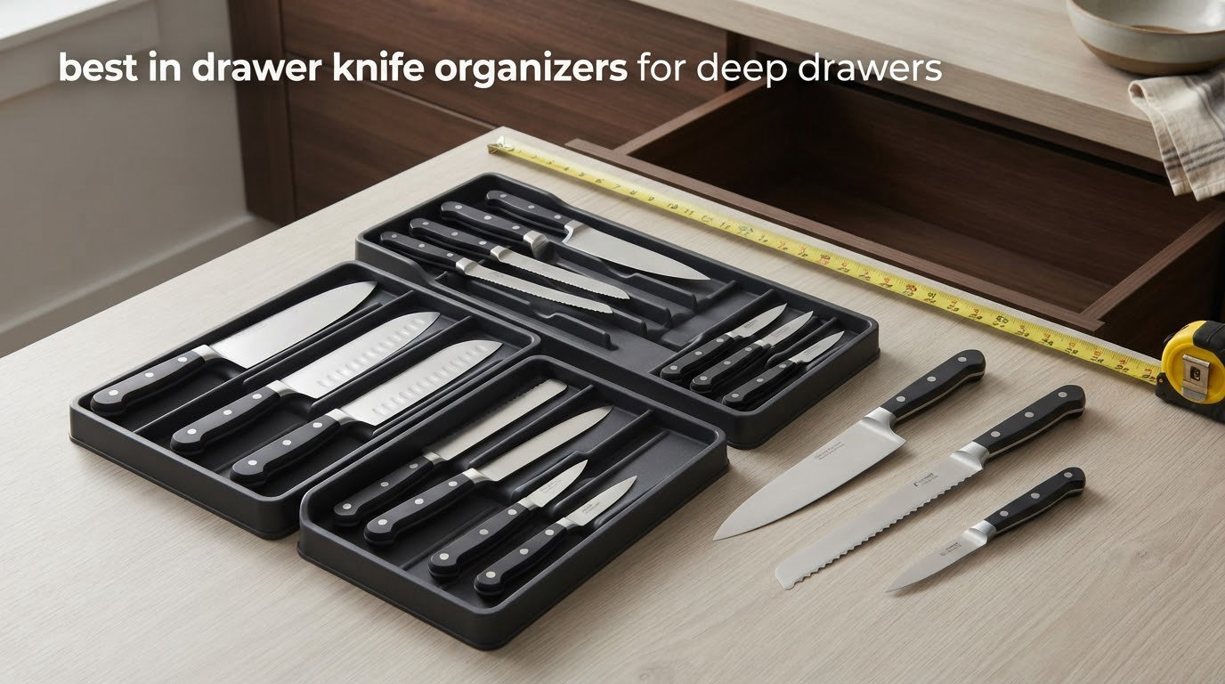 best in drawer knife organizers for deep drawers