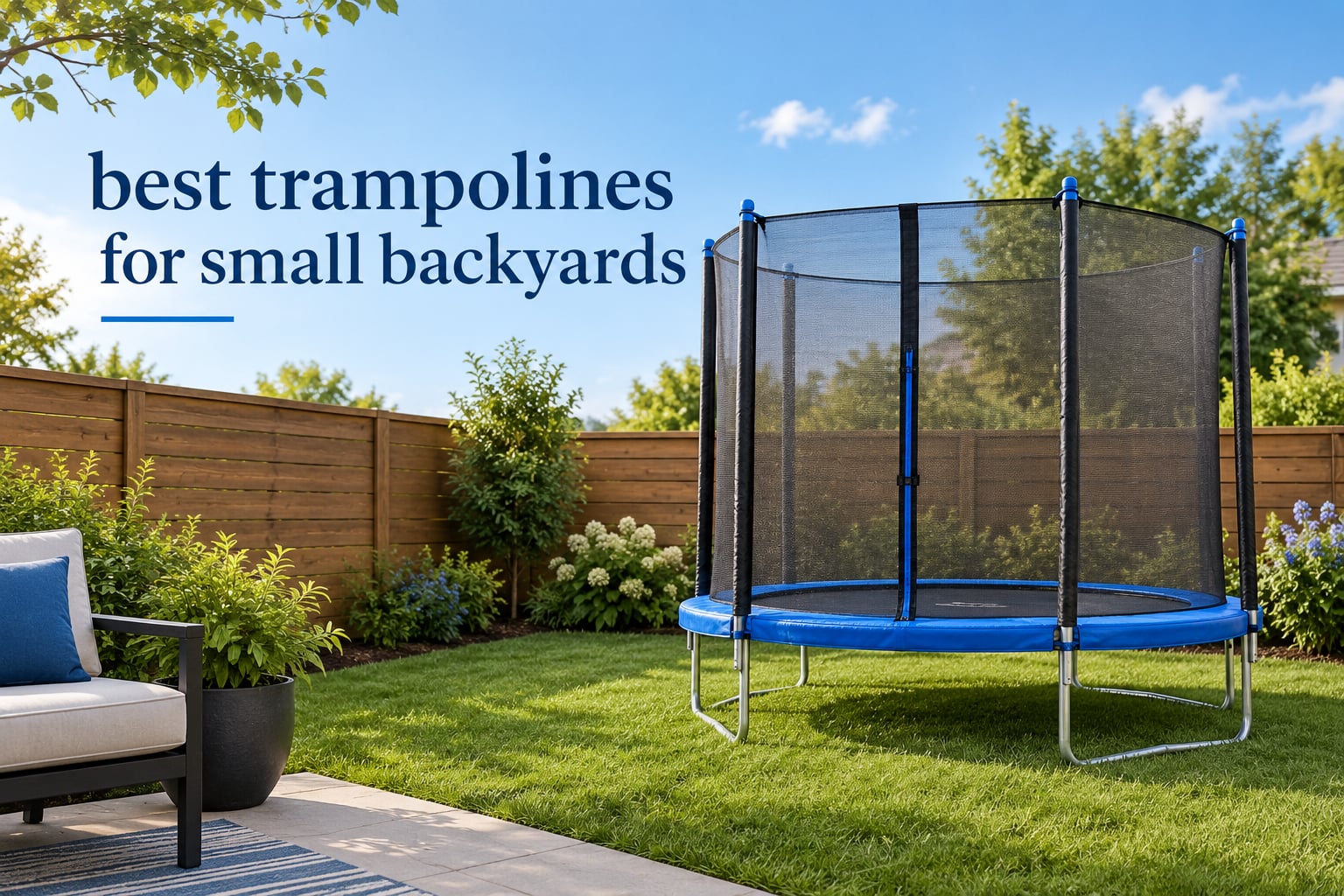 best trampolines for small backyards