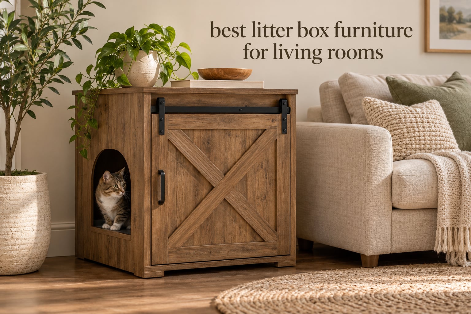 best litter box furniture for living rooms