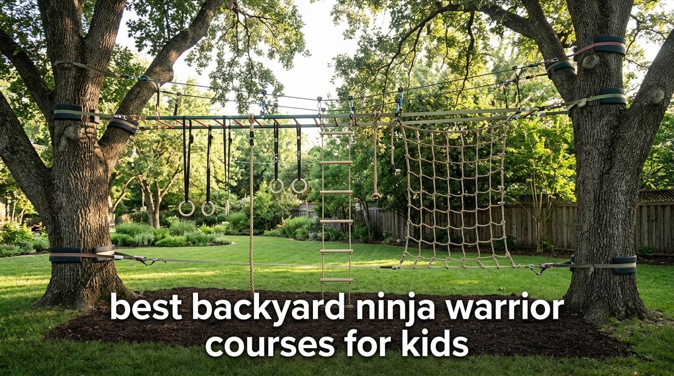 best backyard ninja warrior courses for kids