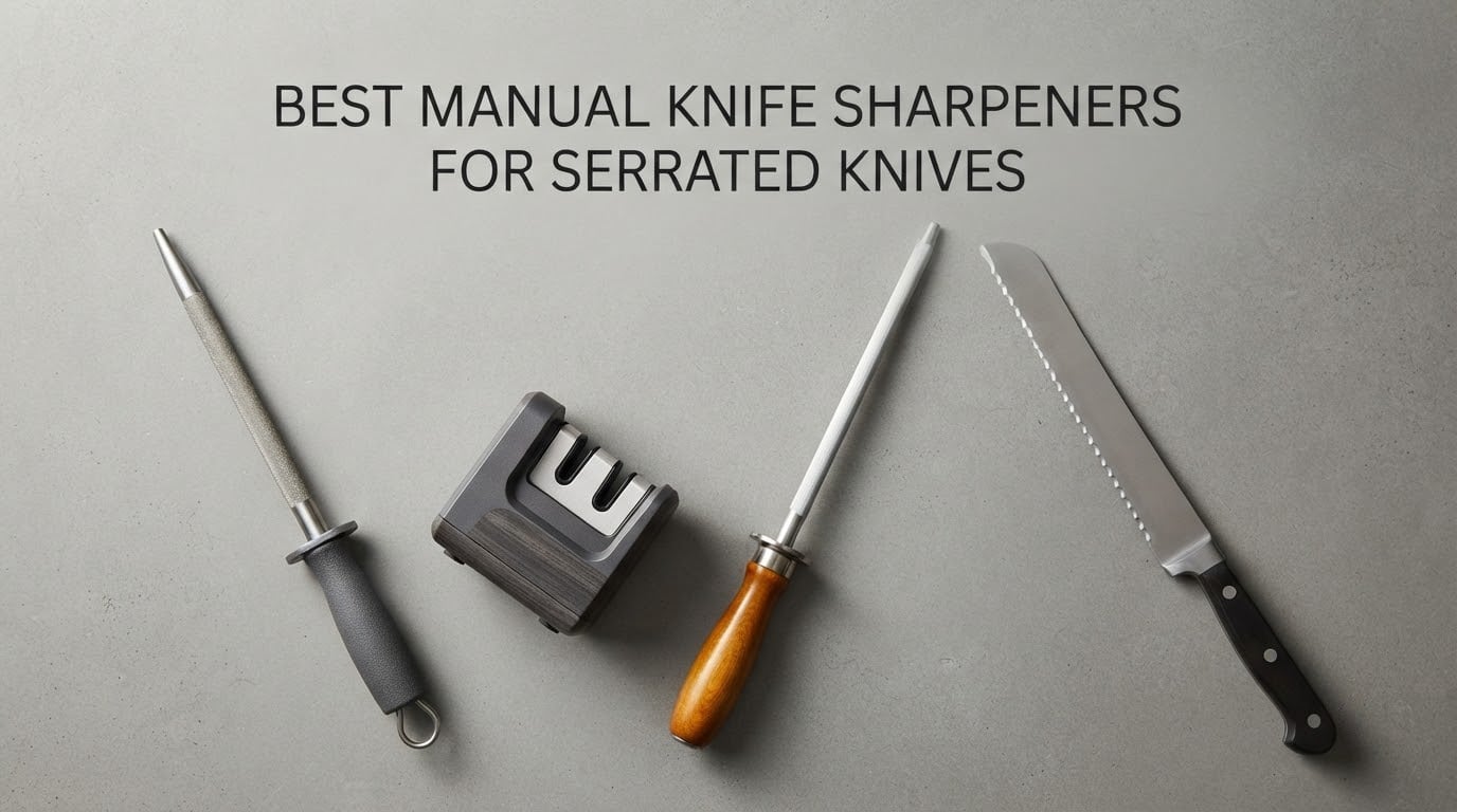 best manual knife sharpeners for serrated knives
