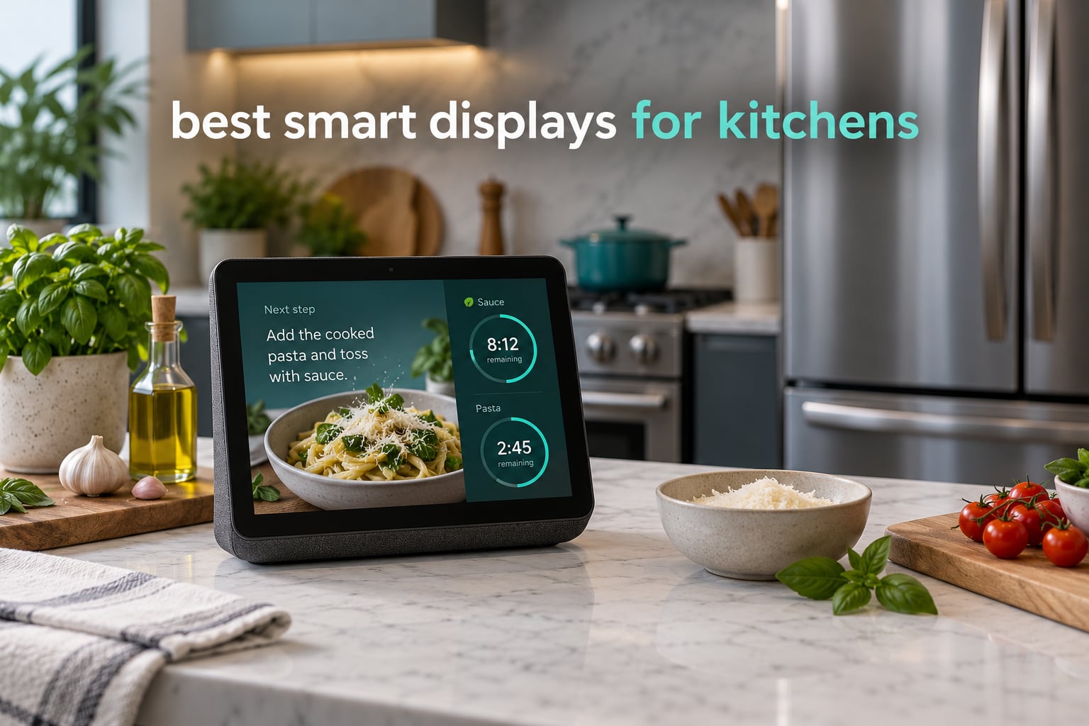 best smart displays for kitchens