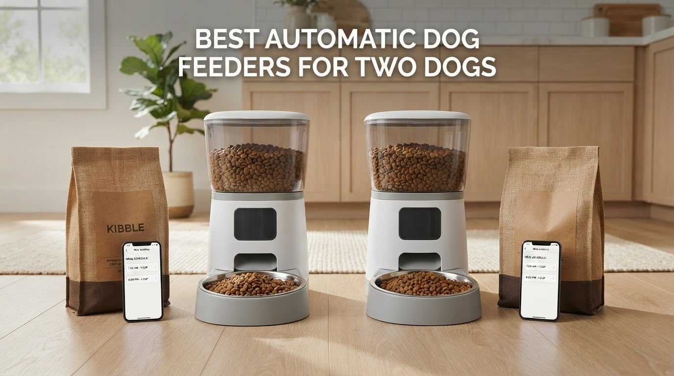 best automatic dog feeders for two dogs