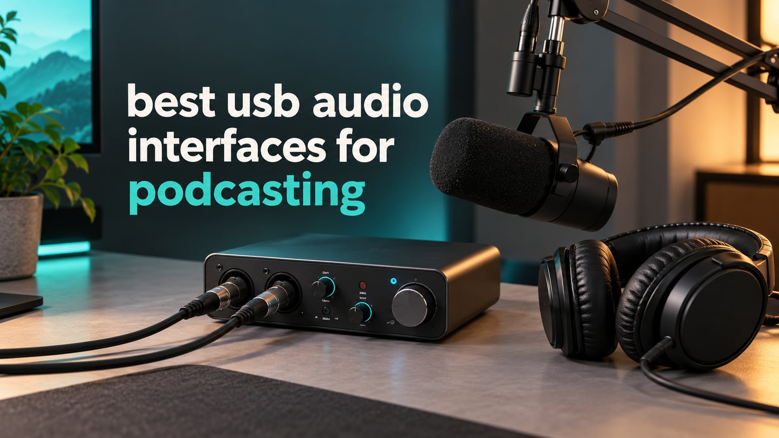 best usb audio interfaces for podcasting