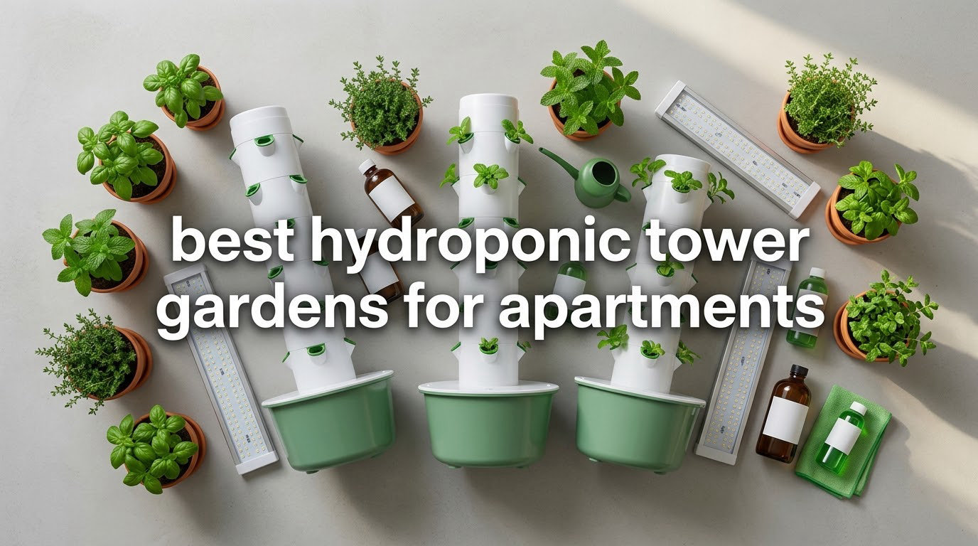 best hydroponic tower gardens for apartments