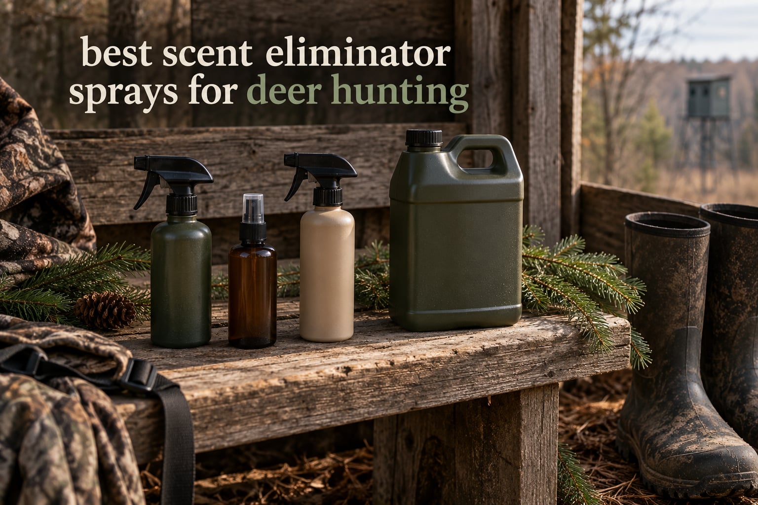 best scent eliminator sprays for deer hunting