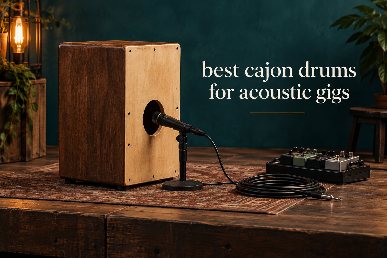 best cajon drums for acoustic gigs