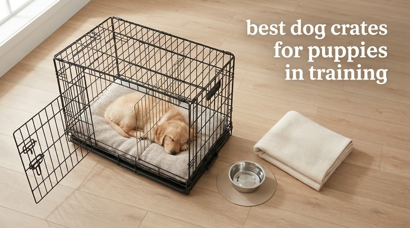 best dog crates for puppies in training