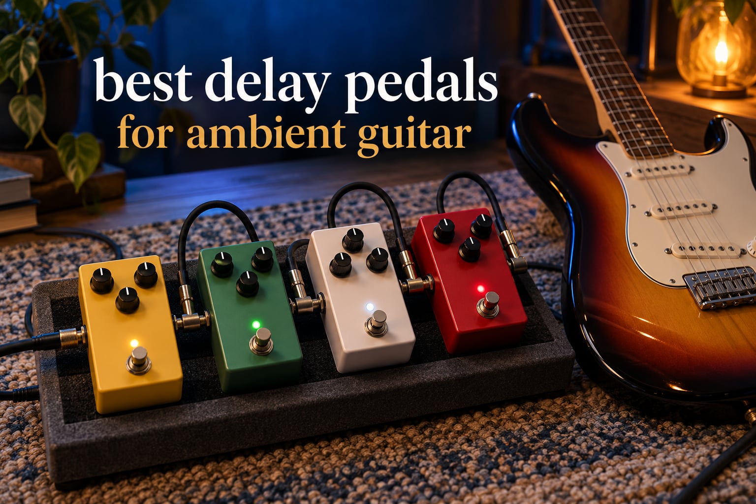 best delay pedals for ambient guitar
