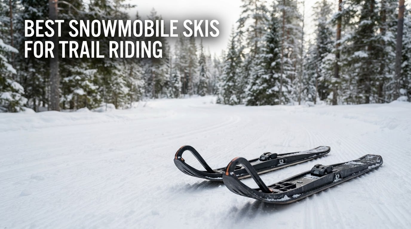 best snowmobile skis for trail riding