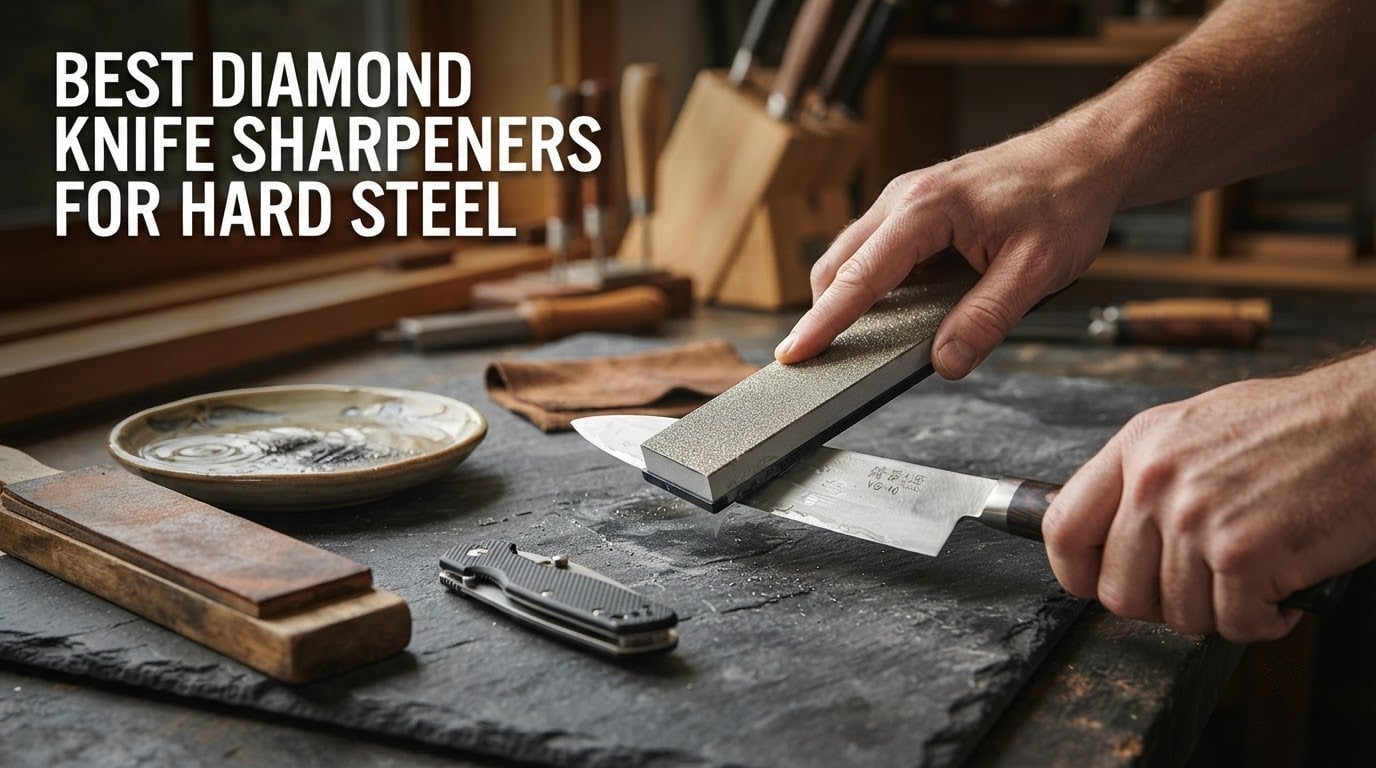best diamond knife sharpeners for hard steel