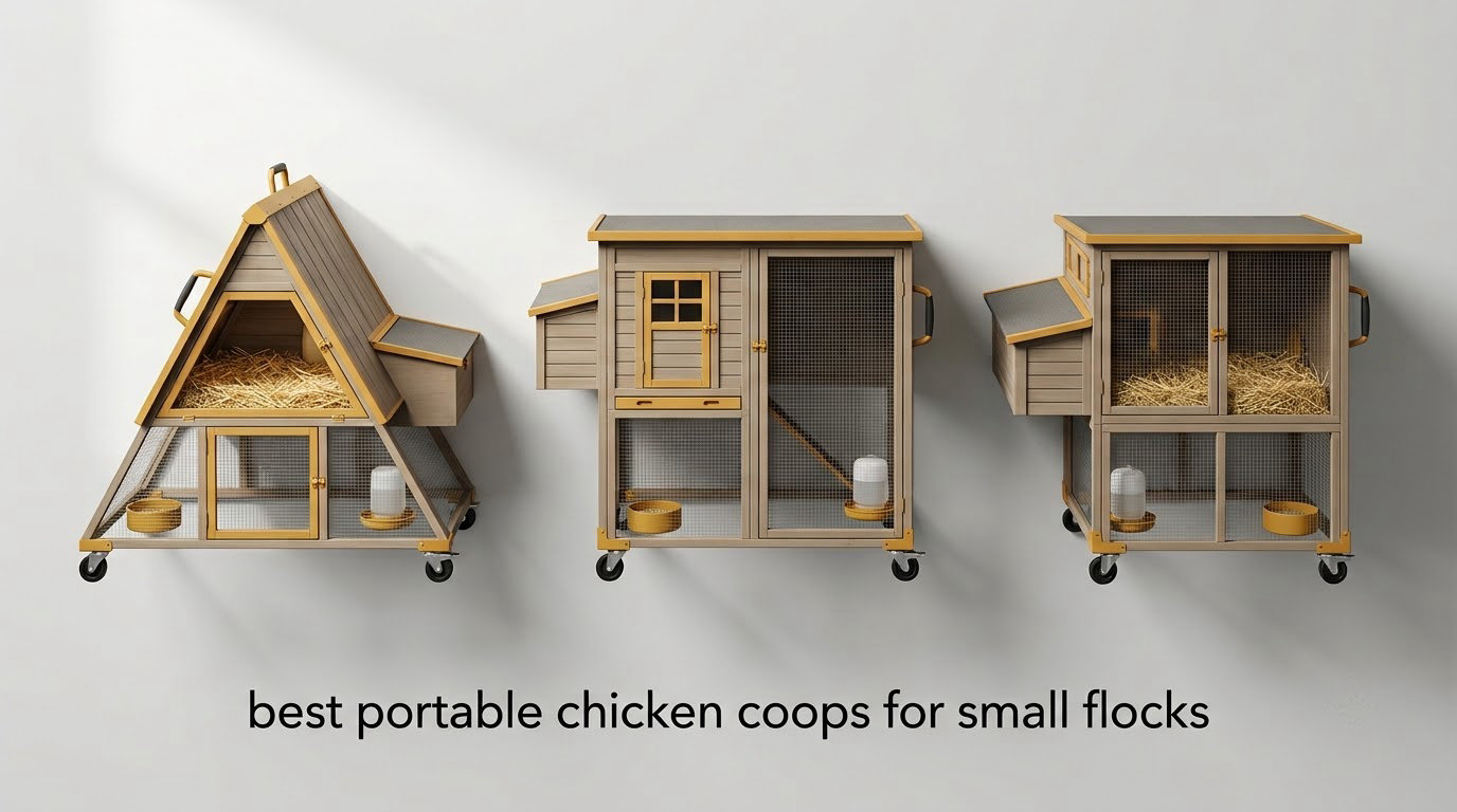 best portable chicken coops for small flocks