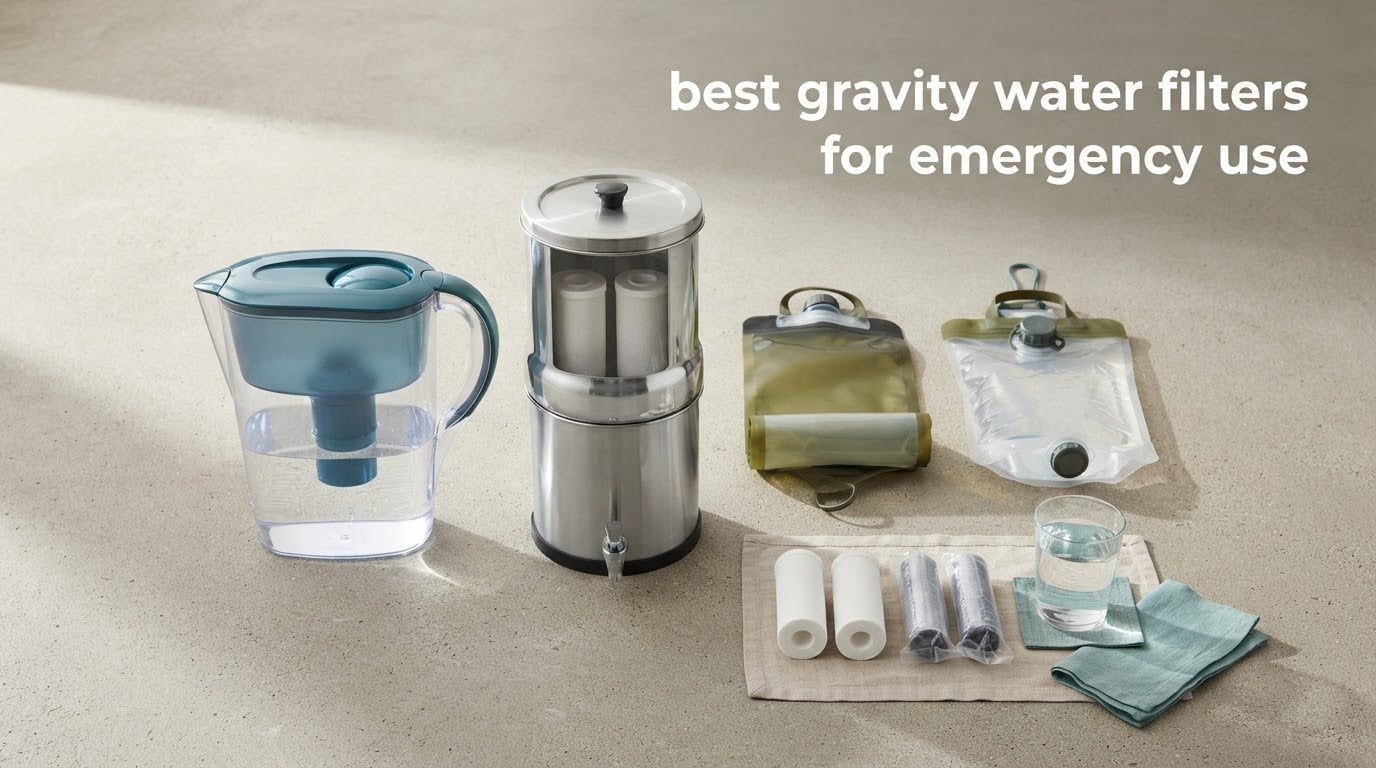 best gravity water filters for emergency use