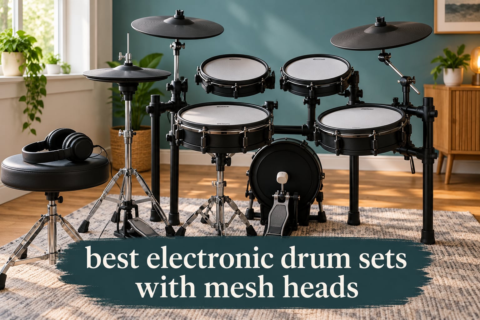 best electronic drum sets with mesh heads