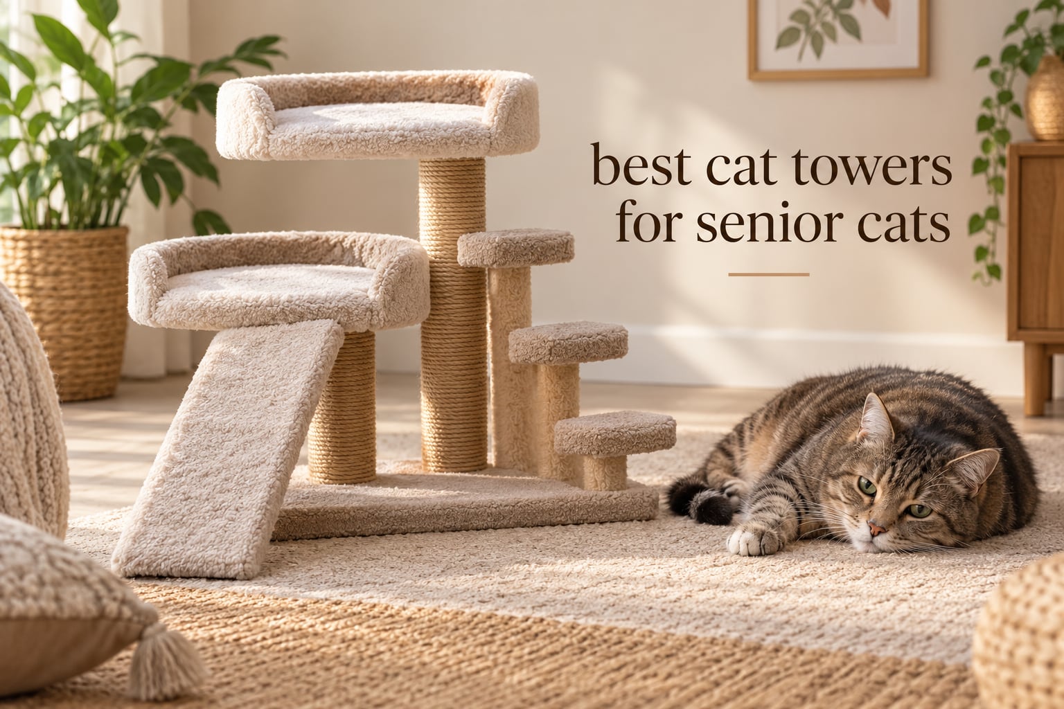 best cat towers for senior cats