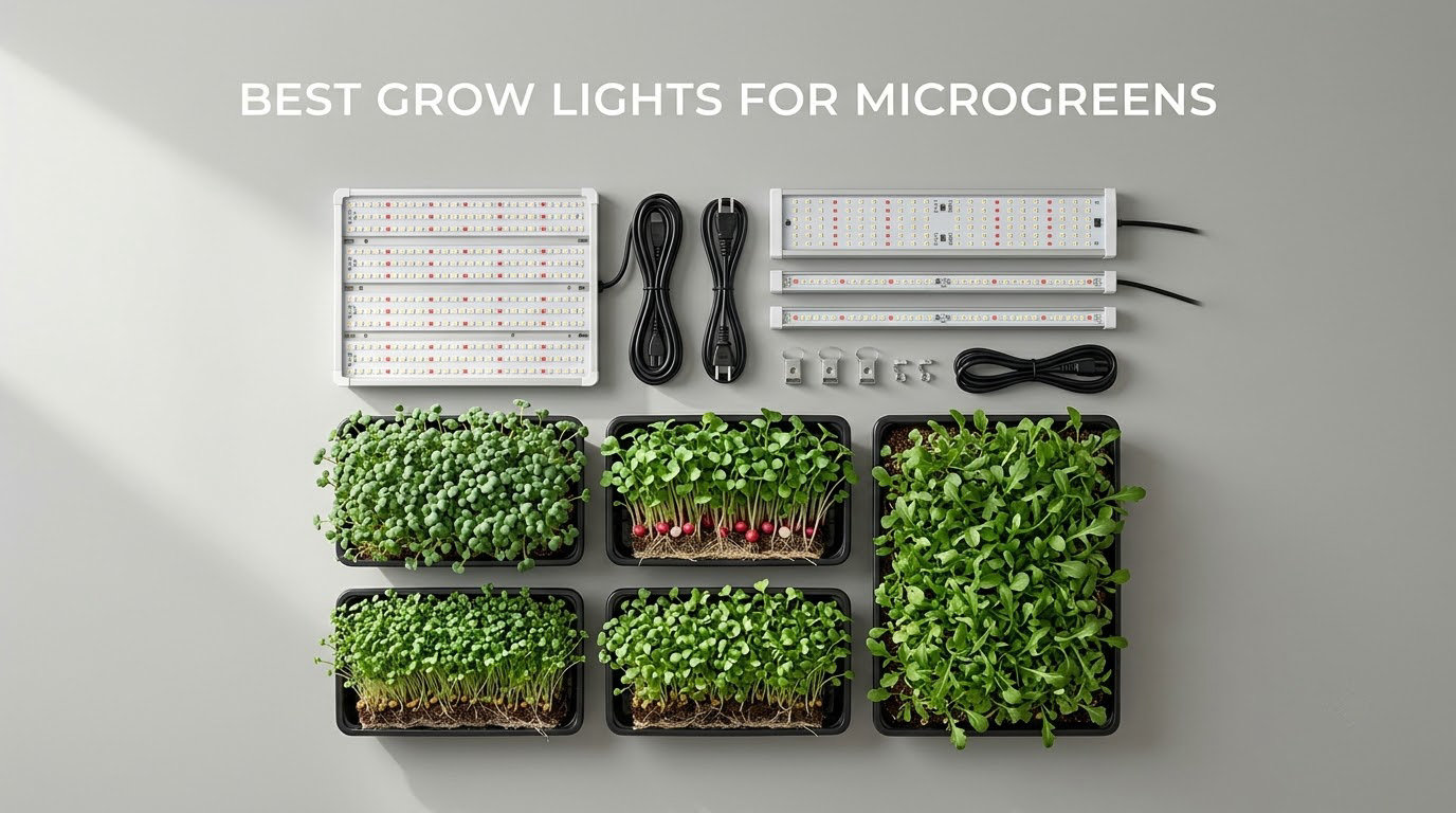 best grow lights for microgreens