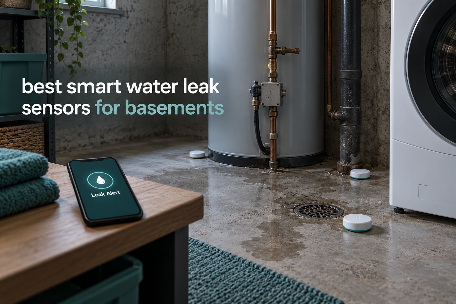 best smart water leak sensors for basements