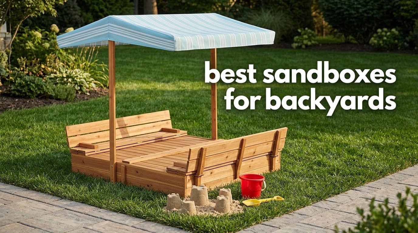best sandboxes for backyards